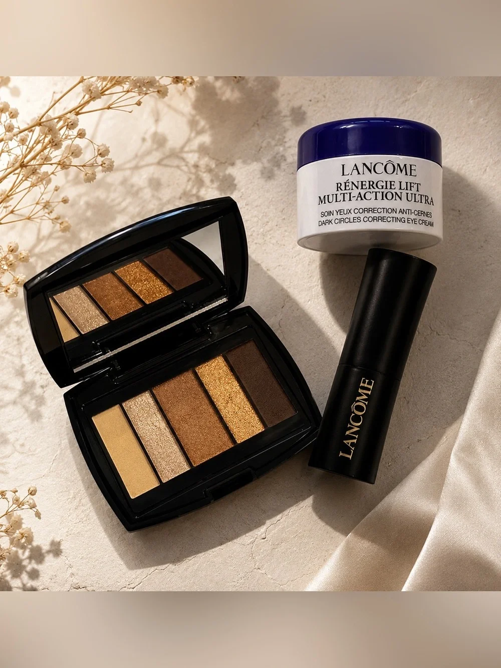 New Lancôme eyeshadow,lipstick and eye cream)